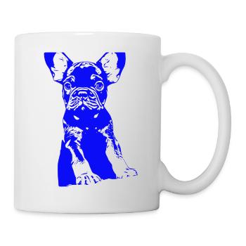 Bouledogue - Mug blanc - blanc - Droite