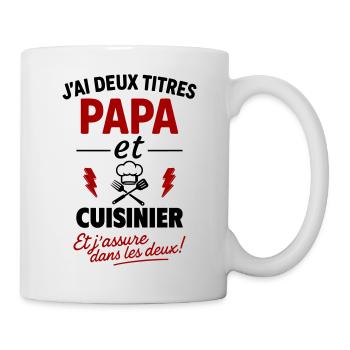 Dad Cook Humor Kitchen Gift - Mug - white - Right
