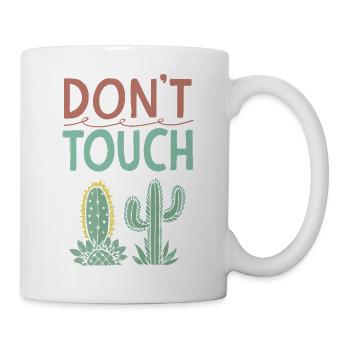 Ne Pas Toucher Cactus - Mug blanc - blanc - Droite