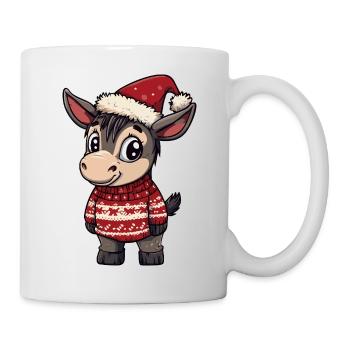 Noël de l’âne - Mug blanc - blanc - Droite