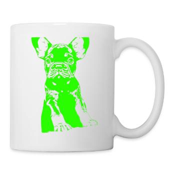 Bouledogue - Mug blanc - blanc - Droite