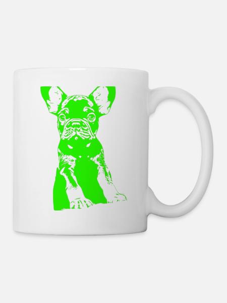 Bulldoge - Tasse - Weiß