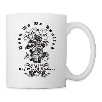 BORN TO BE SPOILED - Mug - white - Right