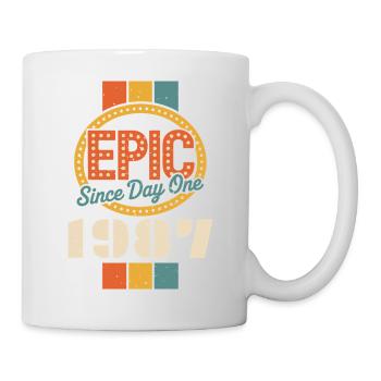 Legendär seit 1987 - Tasse - Weiß - Rechts