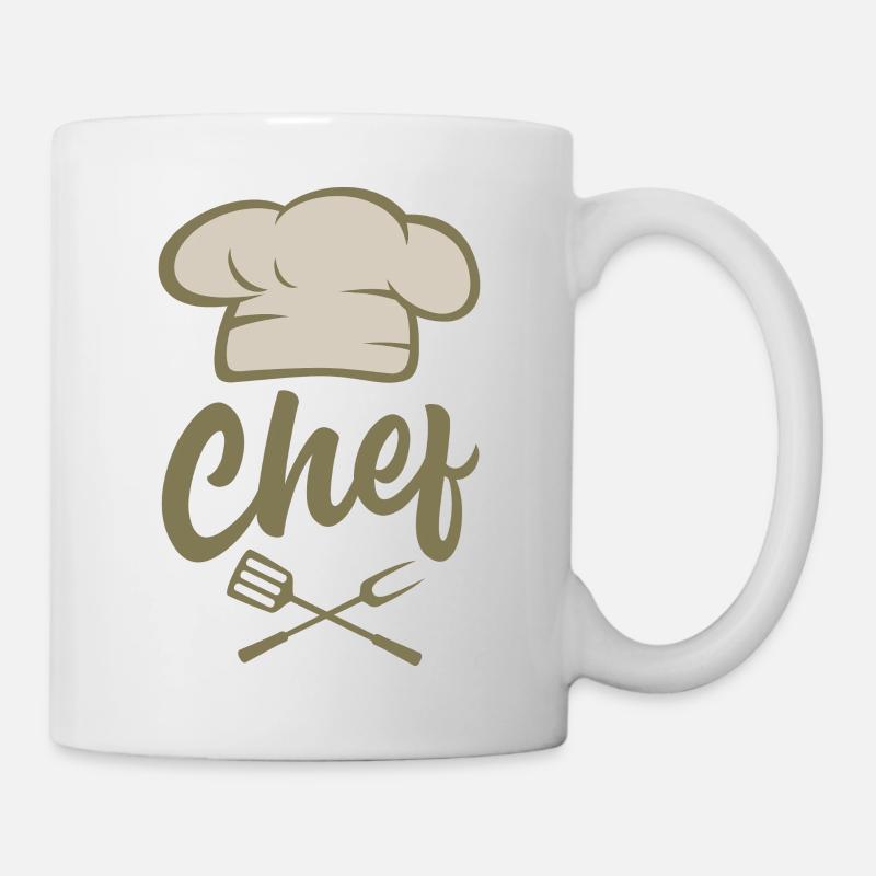 Chef at the grill - Mug - white