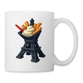 FRANZÖSISCHE FRIES #2 – Bellegique - Tasse - Weiß - Rechts