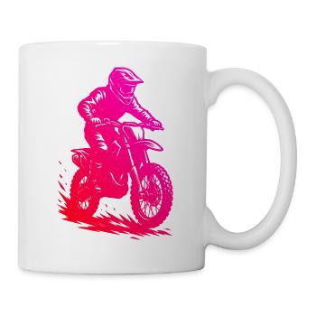 Un motocross parfait pour tous les sports - Mug blanc - blanc - Droite