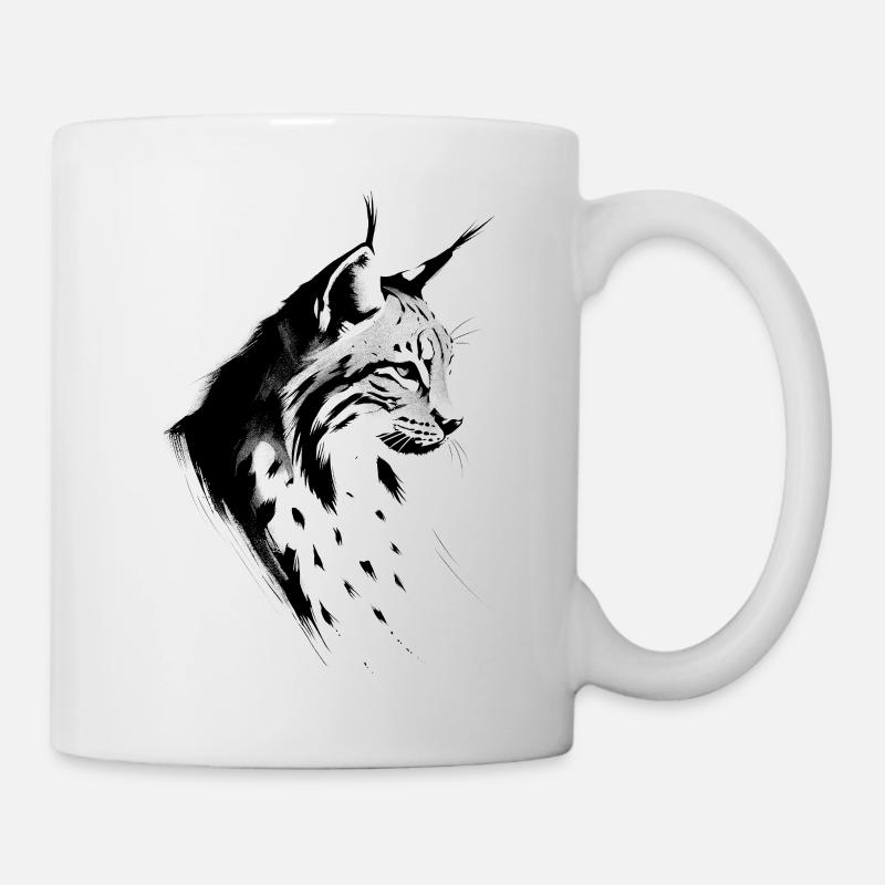 Luchs - Tasse - Weiß