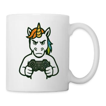 Angry Unicorn Focused Gaming Mode - Mug - white - Right