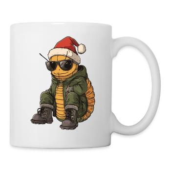Worm Noël Hiver - Mug blanc - blanc - Droite
