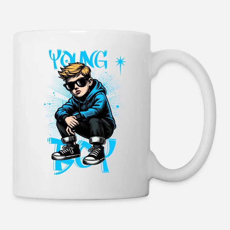 Jeunes garçons jeunes adolescents - Mug blanc - blanc