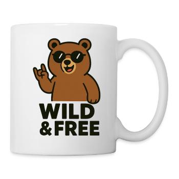 Wildbär Sunglass Vibe - Mug blanc - blanc - Droite
