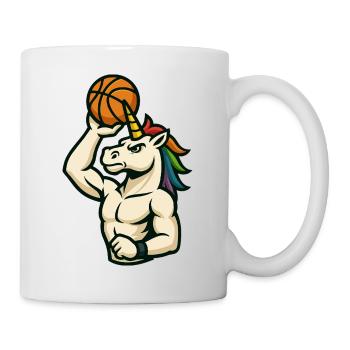 Dunking Unicorn Hoops - Mug - white - Right