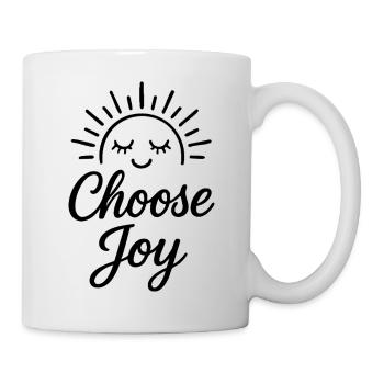 Choose Joy - Tasse - Weiß - Rechts