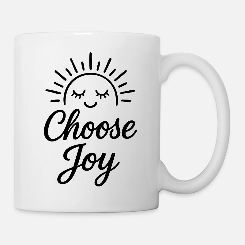 Choose Joy - Tasse - Weiß