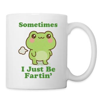 Sometimes I Just Be Fartin Frog - Mug - white - Right