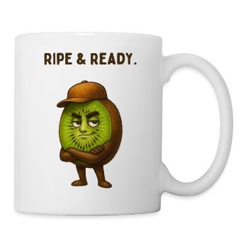 Kiwi Hero: Mature & Ready - Mug - white - Right