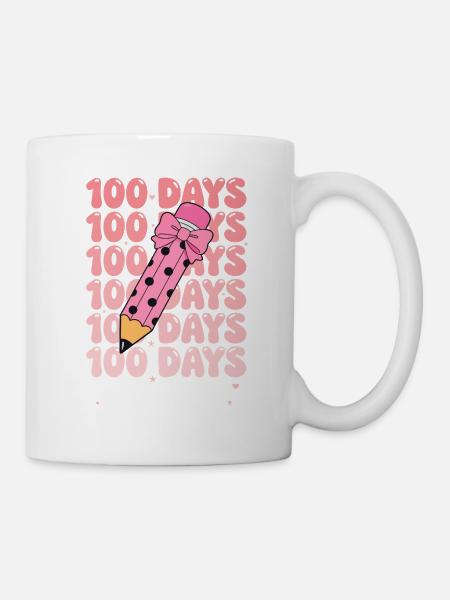 100 days of school celebration - Tasse - Weiß