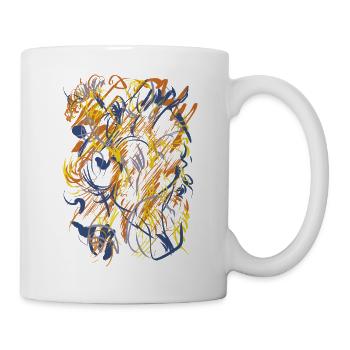 Abstrait - Mug blanc - blanc - Droite
