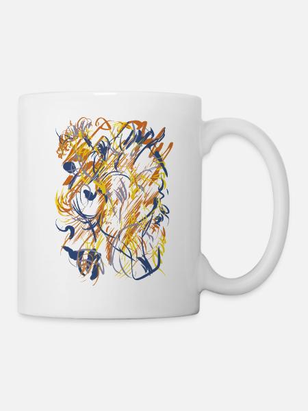 abstrakt - Tasse - Weiß