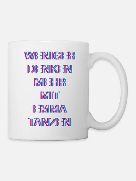 Hardtekk Tekk - Tasse - Weiß