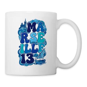 Marseille 13 Bouches du Rhône PACA Bonne Mère - Mug - white - Right