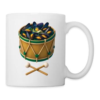 MOULES BATTANTES - Bellegique - Mug blanc - blanc - Droite
