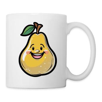 Dessin animé Happy Pear Kawaii - Mug blanc - blanc - Droite