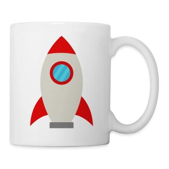 Rocket space - Mug - white - Right