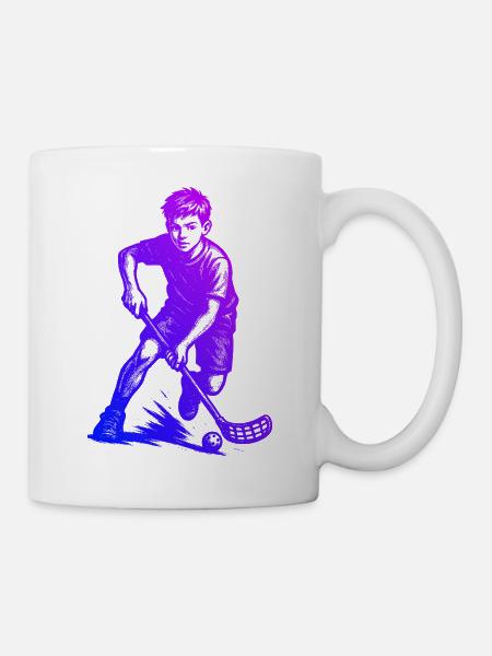 Floorball Stil für jeden Anlass - Tasse - Weiß