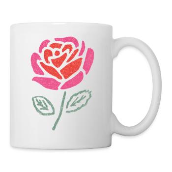 Water Lily Color Explosion - Mug - white - Right