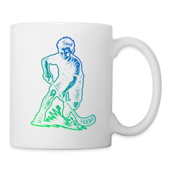 Vintage floorball design for floorball - Mug - white - Right