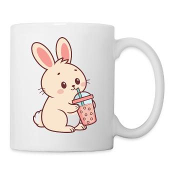 Pastel Bubble Tea Bunny - Mug - white - Right