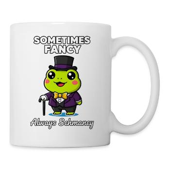 Parfois la grenouille chic toujours chic - Mug blanc - blanc - Droite