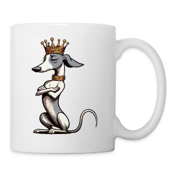 Whippet Greyhound Whippets Propriétaire de lévrier - Mug blanc - blanc - Droite