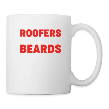 Dachdecker Handwerker Beruf Spruch - Tasse - Weiß - Rechts