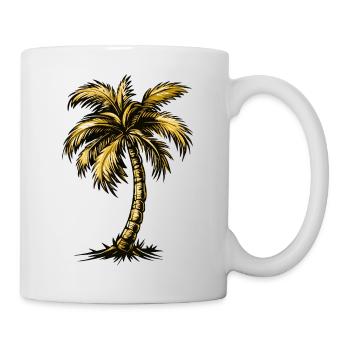 Palm Tree Beach - Mug - white - Right