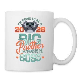 2026 Big Brother Koala Pregnancy Baby Love - Mug - white - Right
