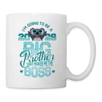 Big Brother 2026 Koala Bébé Enceinte - Mug blanc - blanc - Droite