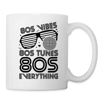 80er Witz - Tasse - Weiß - Rechts