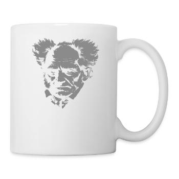 Life is Suffering: Schopenhauer Tee - Mug - white - Right