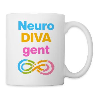 NEURODIVERGENT, POUVOIR DE NEURODIVERGENCE, POUVOIR DU TDAH - Mug blanc - blanc - Droite