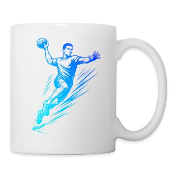 Style handball pour toutes les occasions masculines - Mug blanc - blanc - Droite
