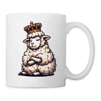 Schaf Schafe Schäfer Schafhalter Schafbock - Tasse - Weiß - Rechts