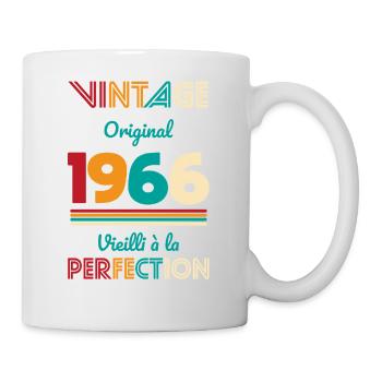 1966 – Vintage – Aged to perfection - Mug - white - Right