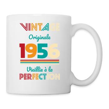 1956 – Vintage – Aged to perfection - Mug - white - Right