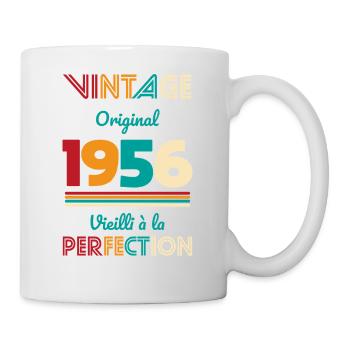 1956 – Vintage – Aged to perfection - Mug - white - Right