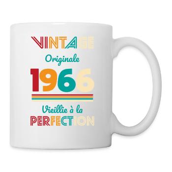 1966 – Vintage – Aged to perfection - Mug - white - Right