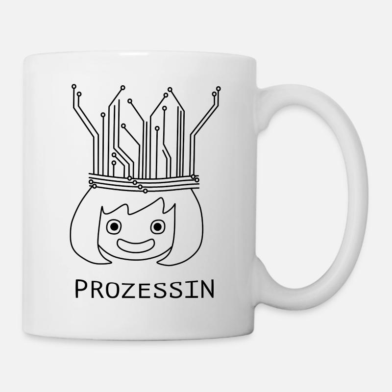 Processus avec Tech Crown - Mug blanc - blanc