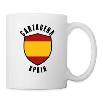 Bouclier de Carthagène Espagne - Mug blanc - blanc - Droite